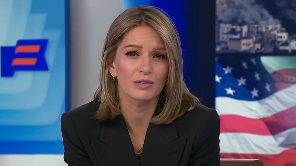 image of Katy Tur brought up Donald Trump sleeping during meetings. 