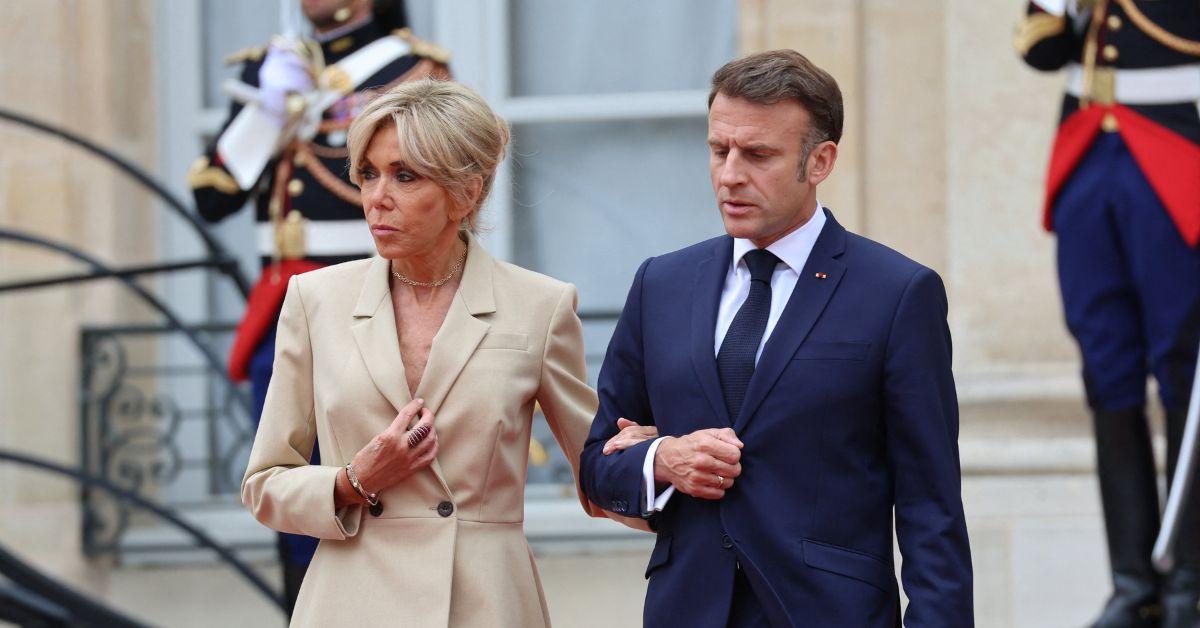 emmanuel brigitte macron relationship timeline plane slap