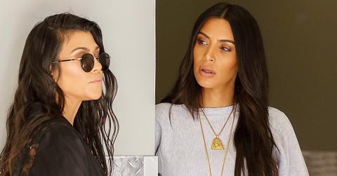 Kim Kardashian supports Kourtney and Mason at his art class with Jonathan Cheban