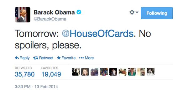 Barack obama tweet