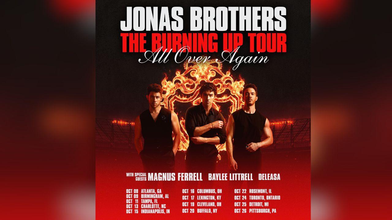image of The artist will be on tour with the Jonas Brothers starting October 8.
