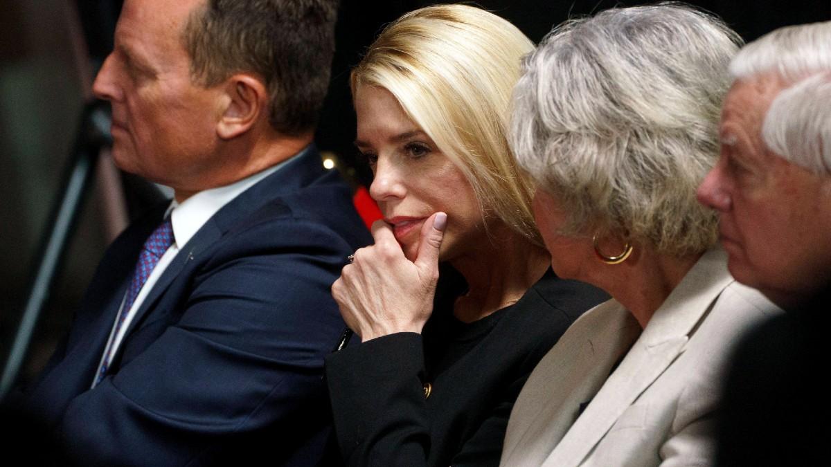 image of Pam Bondi has faced criticism and threats. 
