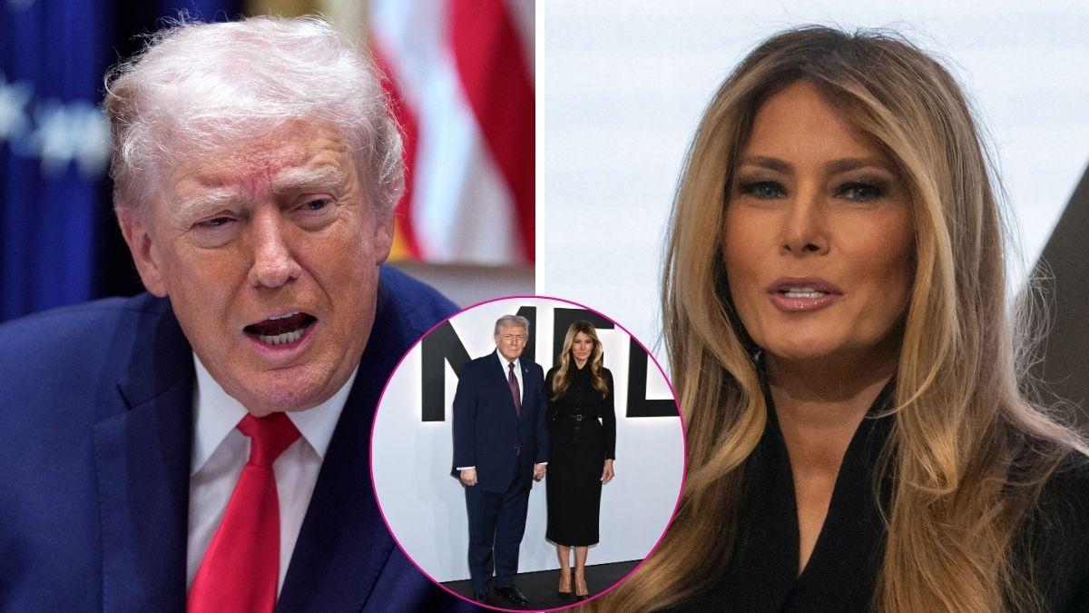 donald melania trump red carpet ridicule