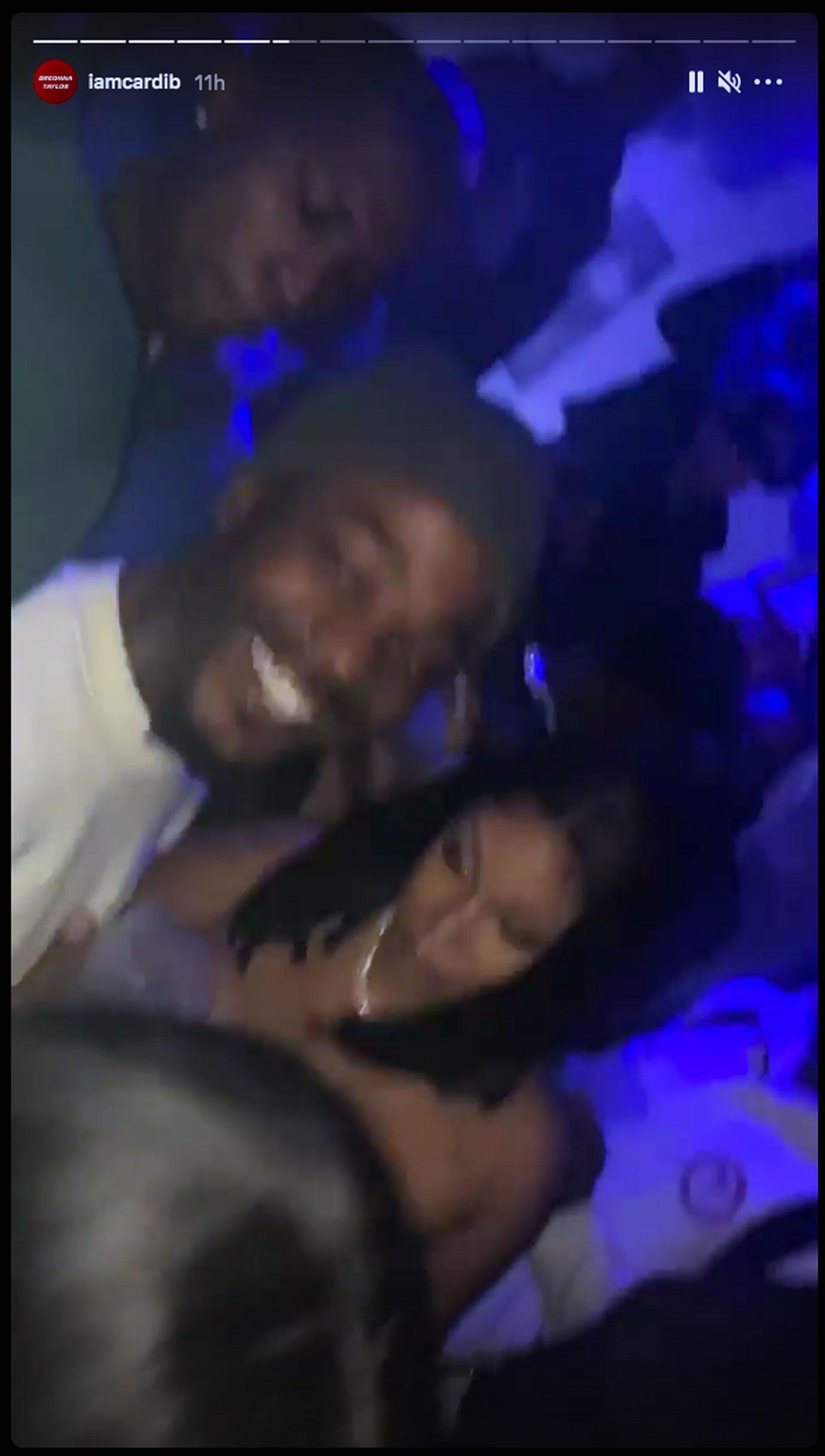 Cardi B. Birthday Party for OffSet Fans Slam Cardi B And Offset For Attending Crowded Party Amid COVID