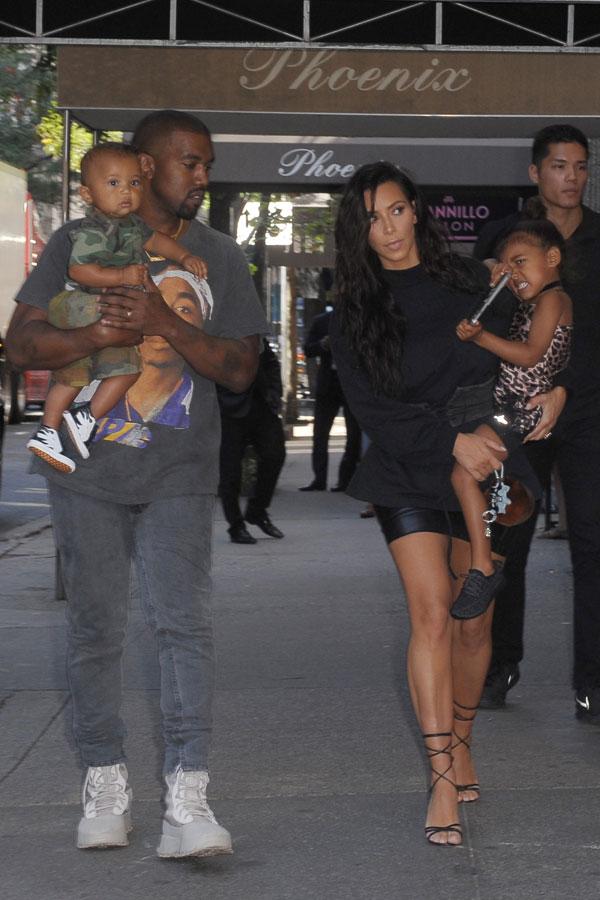 Kim kardashian kanye west fighting saint west birthday 09