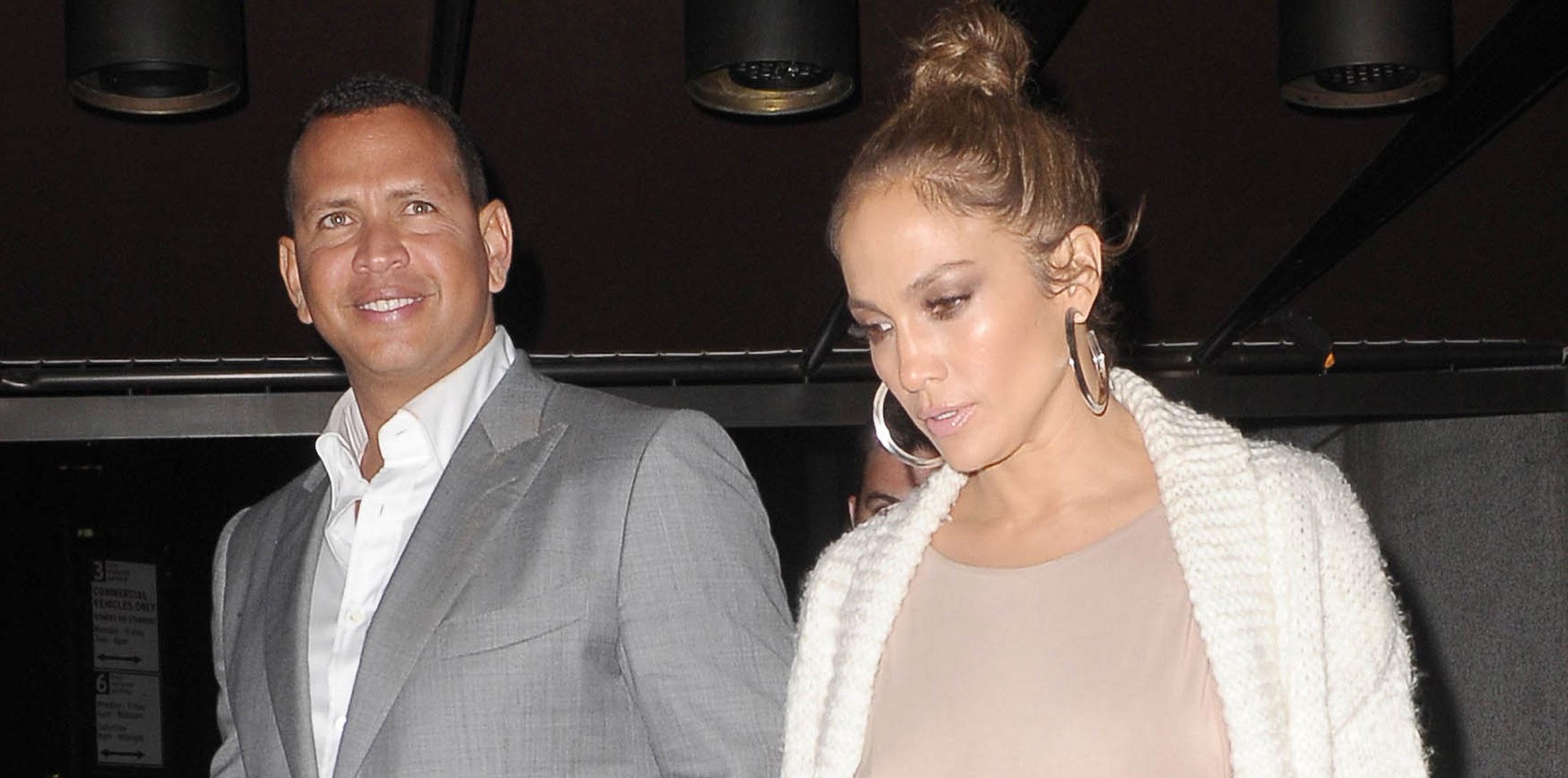 Jennifer Lopez Alex Rodriguez Birthday New York Photos Long