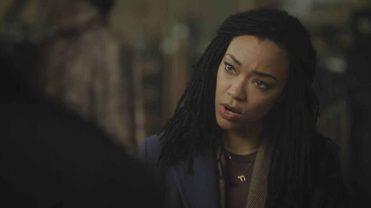 Image of Sonequa Martin-Green's character, Lena, survived a shooting that changed her future.