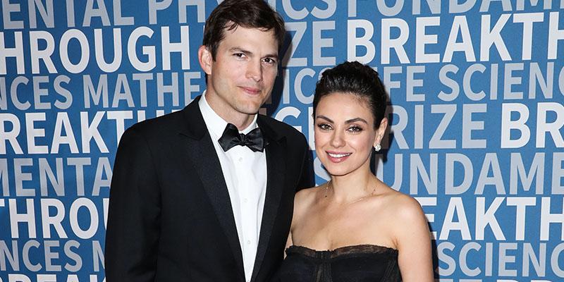 Ashton kutcher mila kunis breakthrough prize ceremony pics