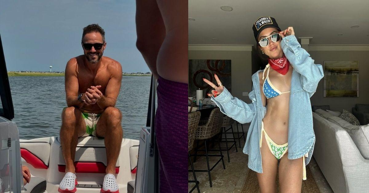 Composite photos of Kaitlyn Bristowe and Zac Clark