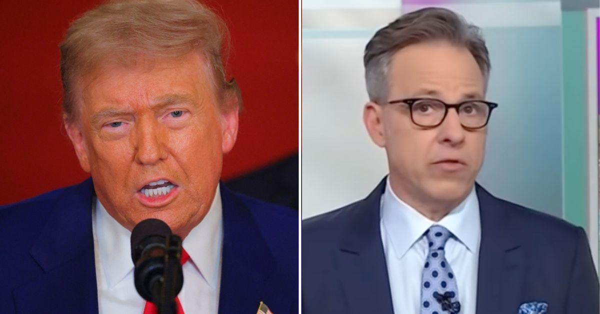 Composite photo of Donald Trump and Jake Tapper