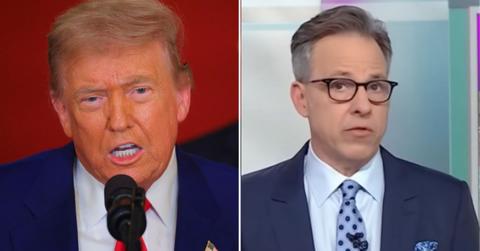 Composite photo of Donald Trump and Jake Tapper