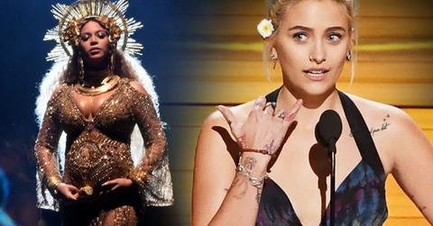 Paris jackson beyonce grammys awards 2017 pp