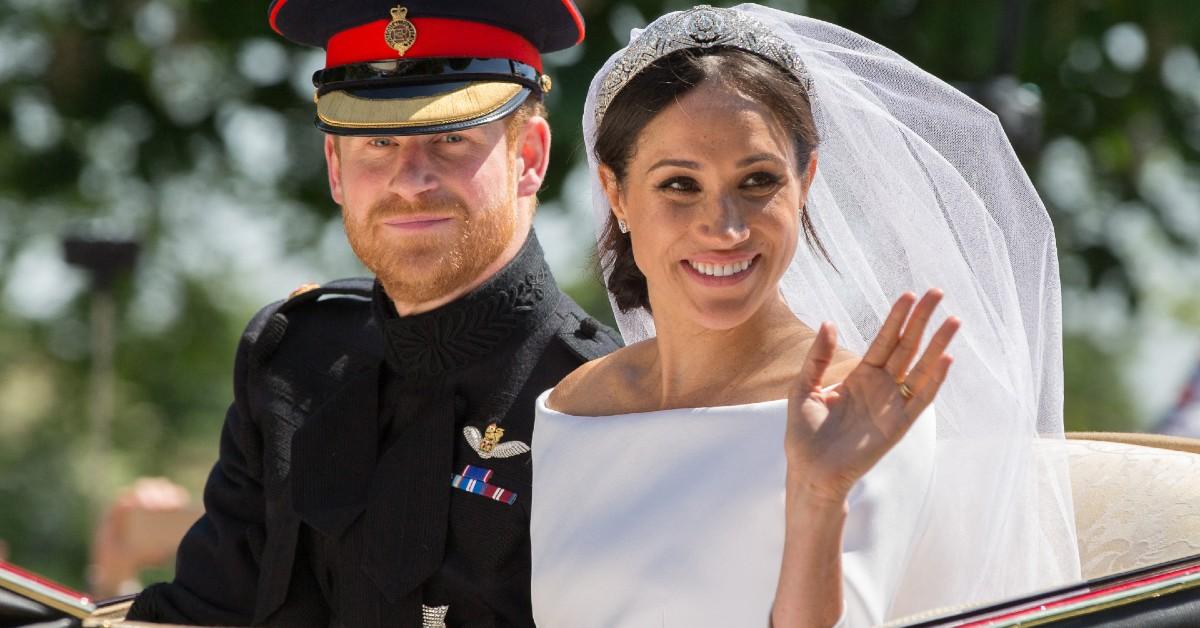 image of Meghan Markle's tiara was lent to her.