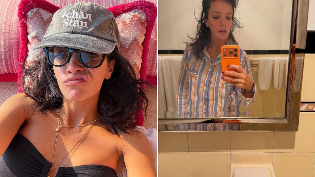 Photo of Lily Allen playfully teased the current social media trend to post photos from 2016. 