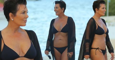 Kris jenner bikini st barts