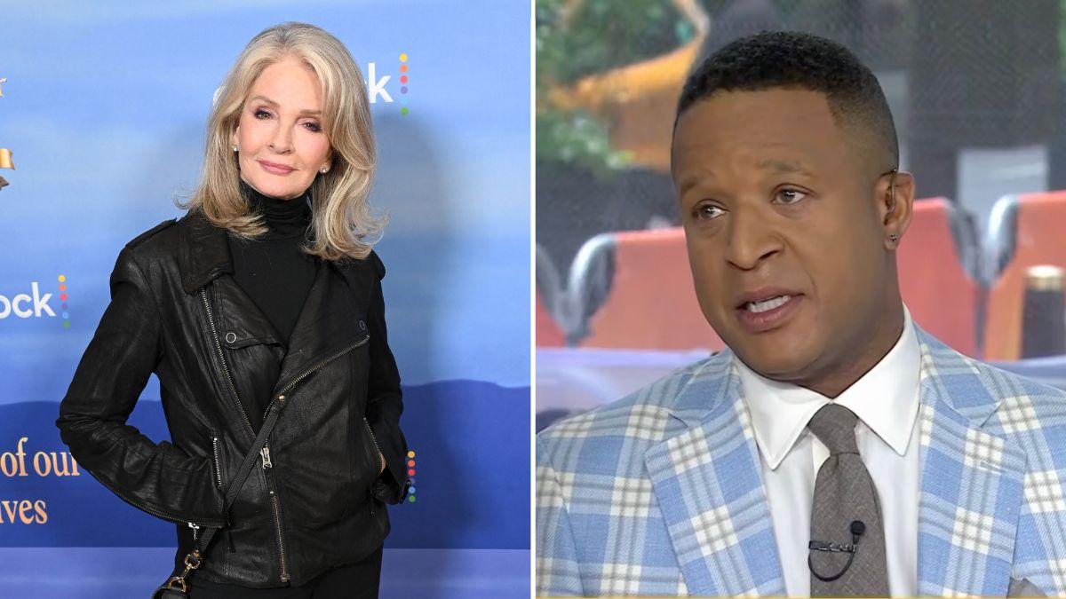 Split Image of Deidre Hall and Craig Melvin.