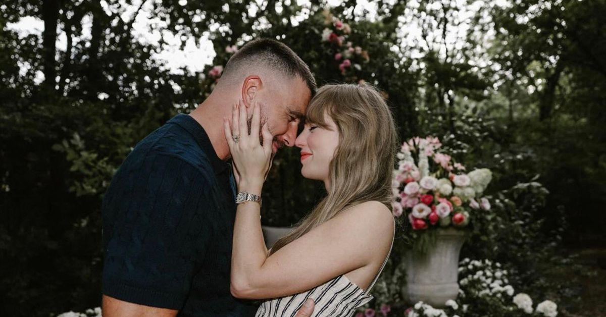 image of Taylor Swift and Travis Kelce tied the knot on July 3.