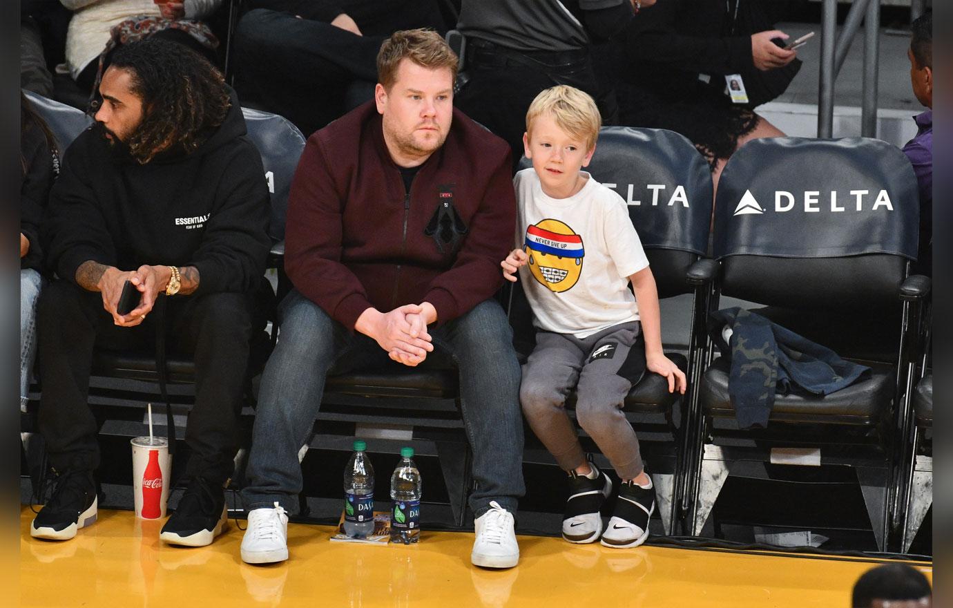 Celebrities At The Los Angeles Lakers Game