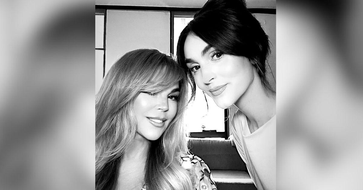 image of Ali Lohan posted a selfie with her mom, Dina Lohan. 
