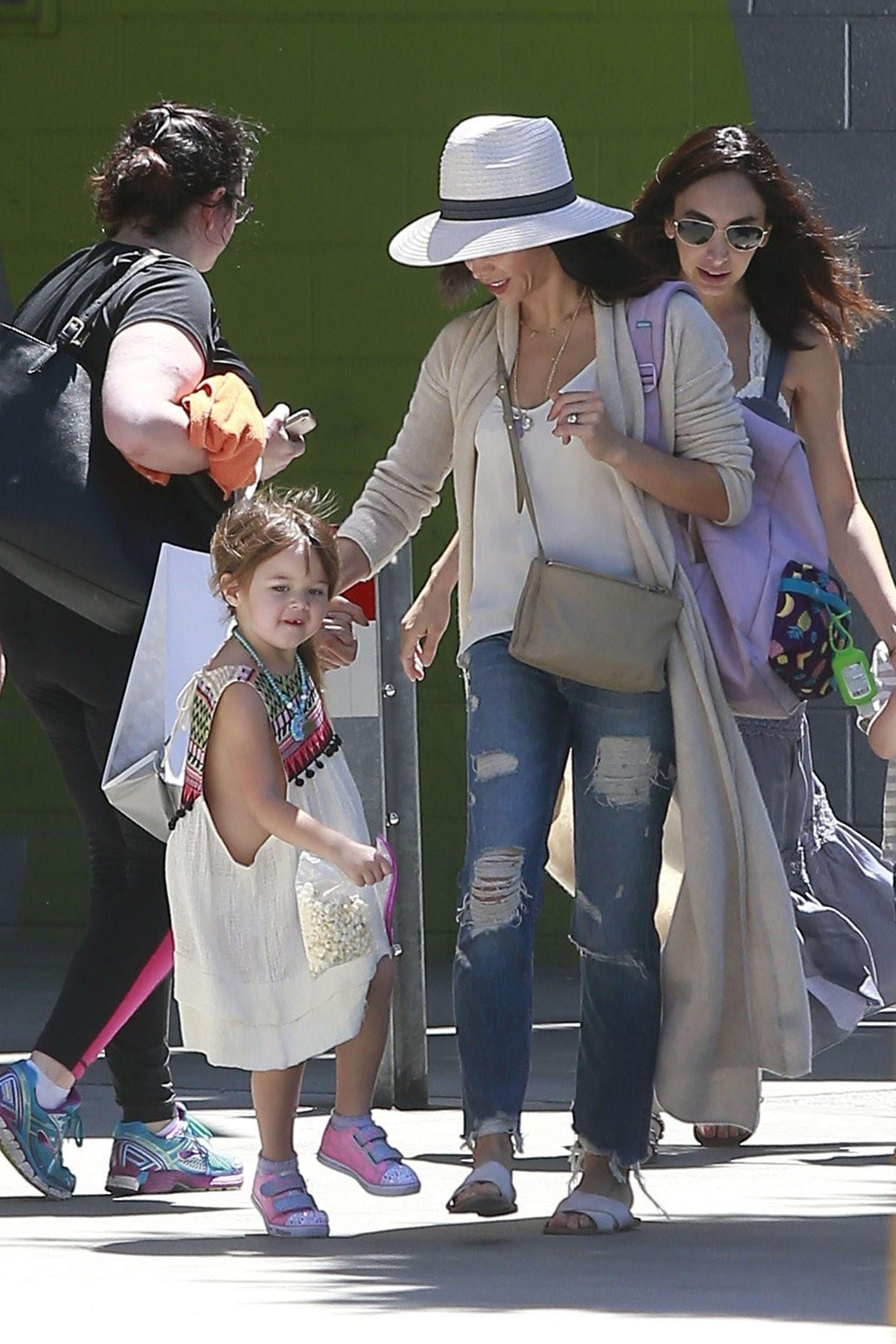 Jenna Dewan and daughter Everly have a mommy/daughter day in Santa Monica