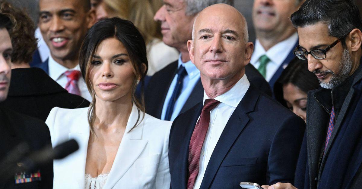 jeff bezos fiancee raised eyebrows with her outfit