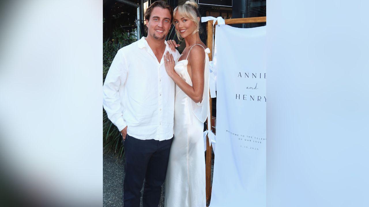 Image of The newlyweds planned a weeklong honeymoon following their wedding.