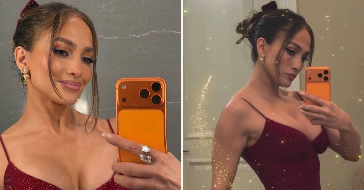 Photo of Jennifer Lopez was accused of Photoshopping her latest Instagram upload.