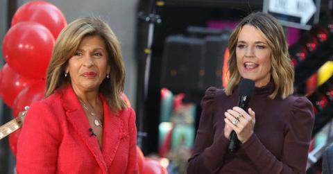 Photo of Hota Kotb and Savannah Guthrie.