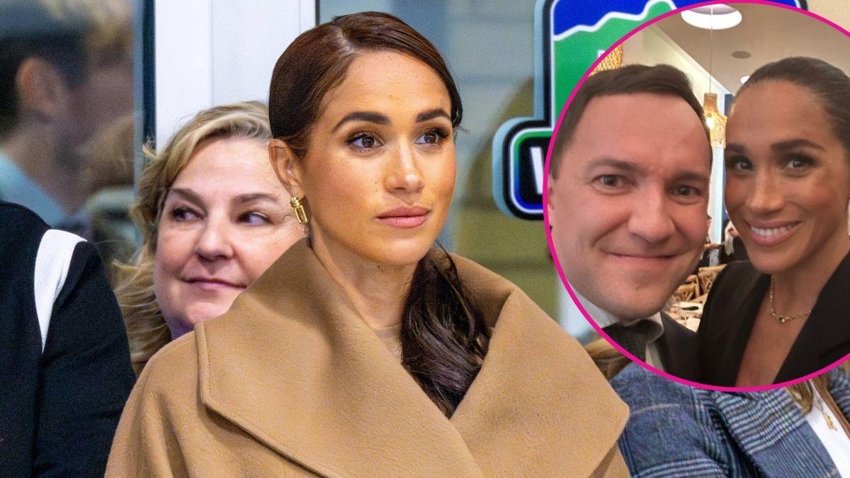image of meghan markle and inset of Wille Rydman