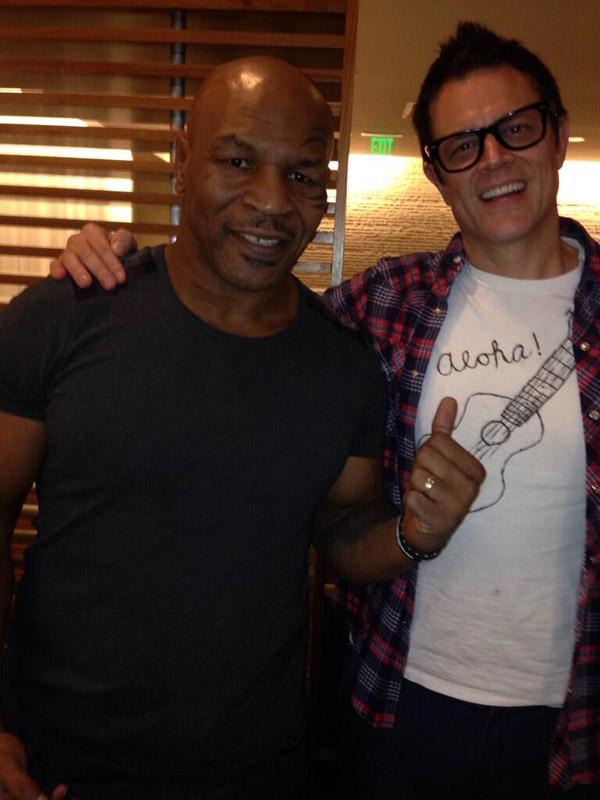 Johnny Knoxville Mike Tyson