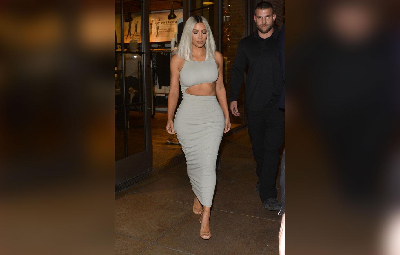 Kim kardashian skintight dress