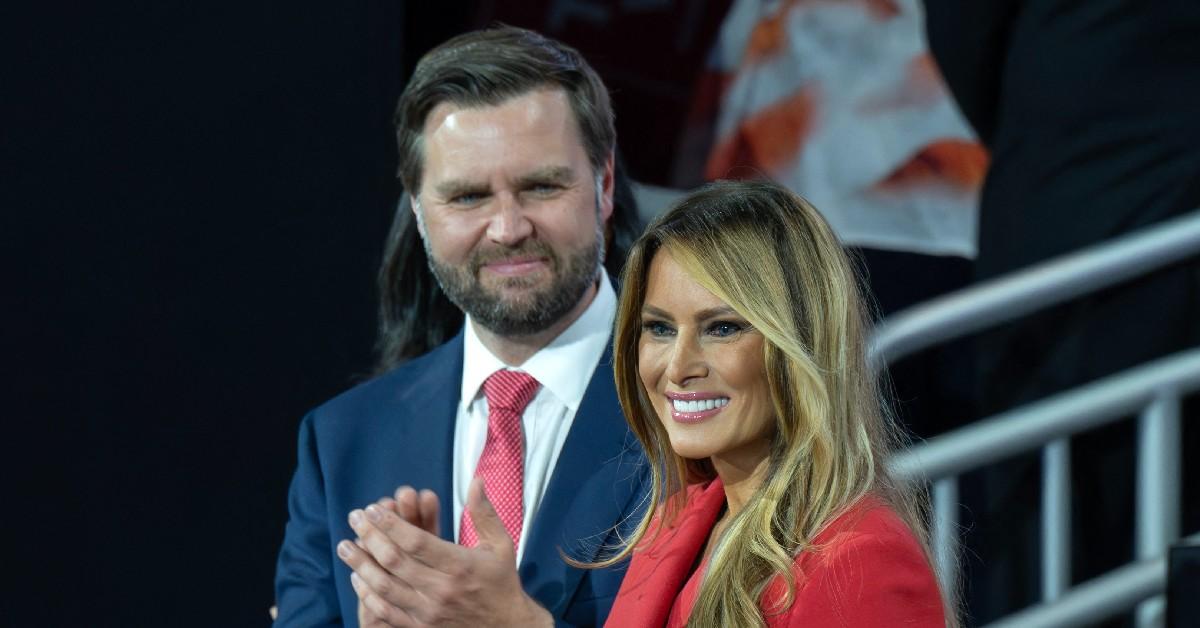 melania trump beauty blunder jd vance exposes hair extensions photo