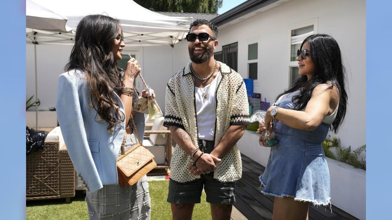 Photo of anin Nikpey, Reza Jackson, Mercedeh Javid. 