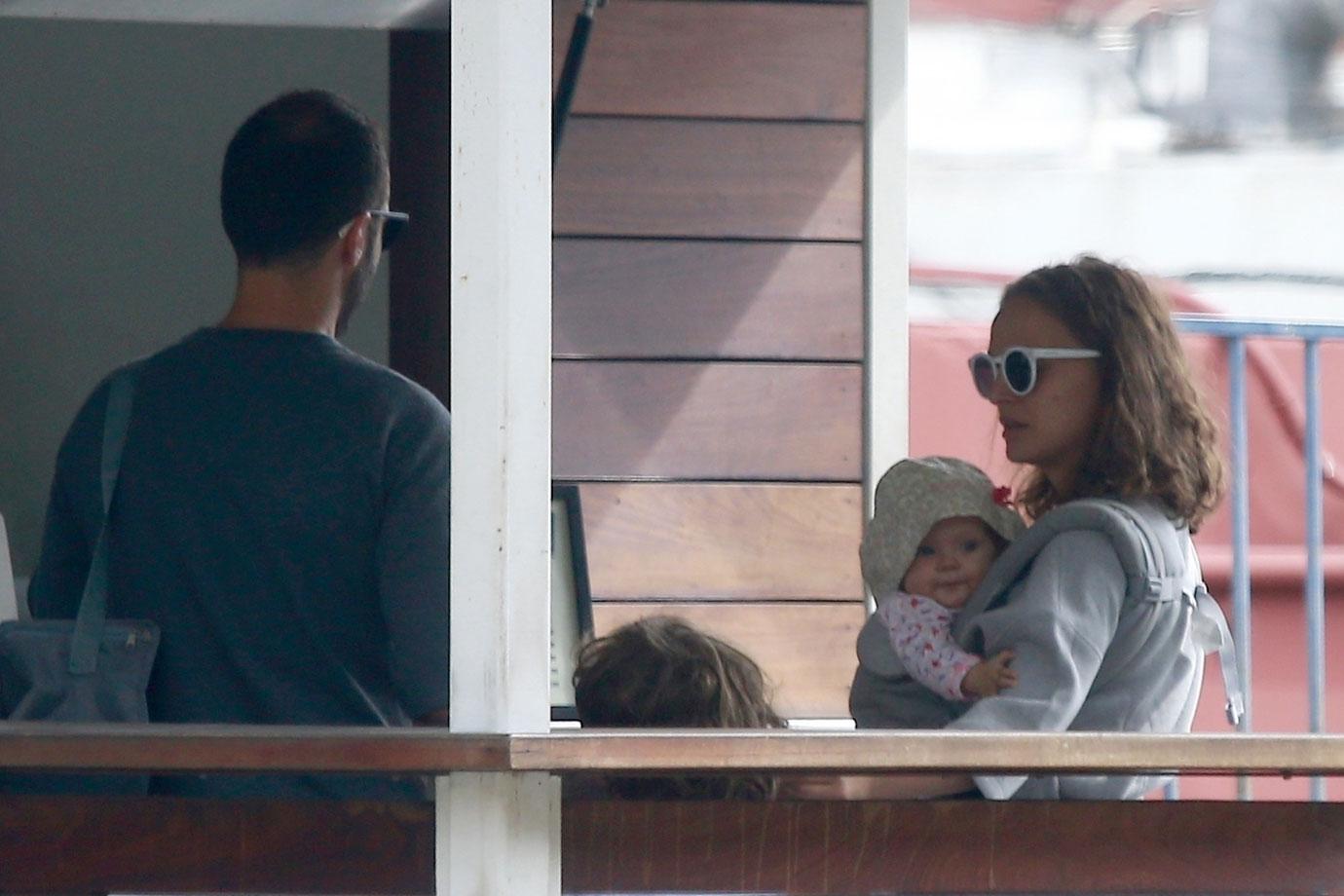 Natalie Portman Has Her Hands Full With Daughter Amalia & Son Aleph!