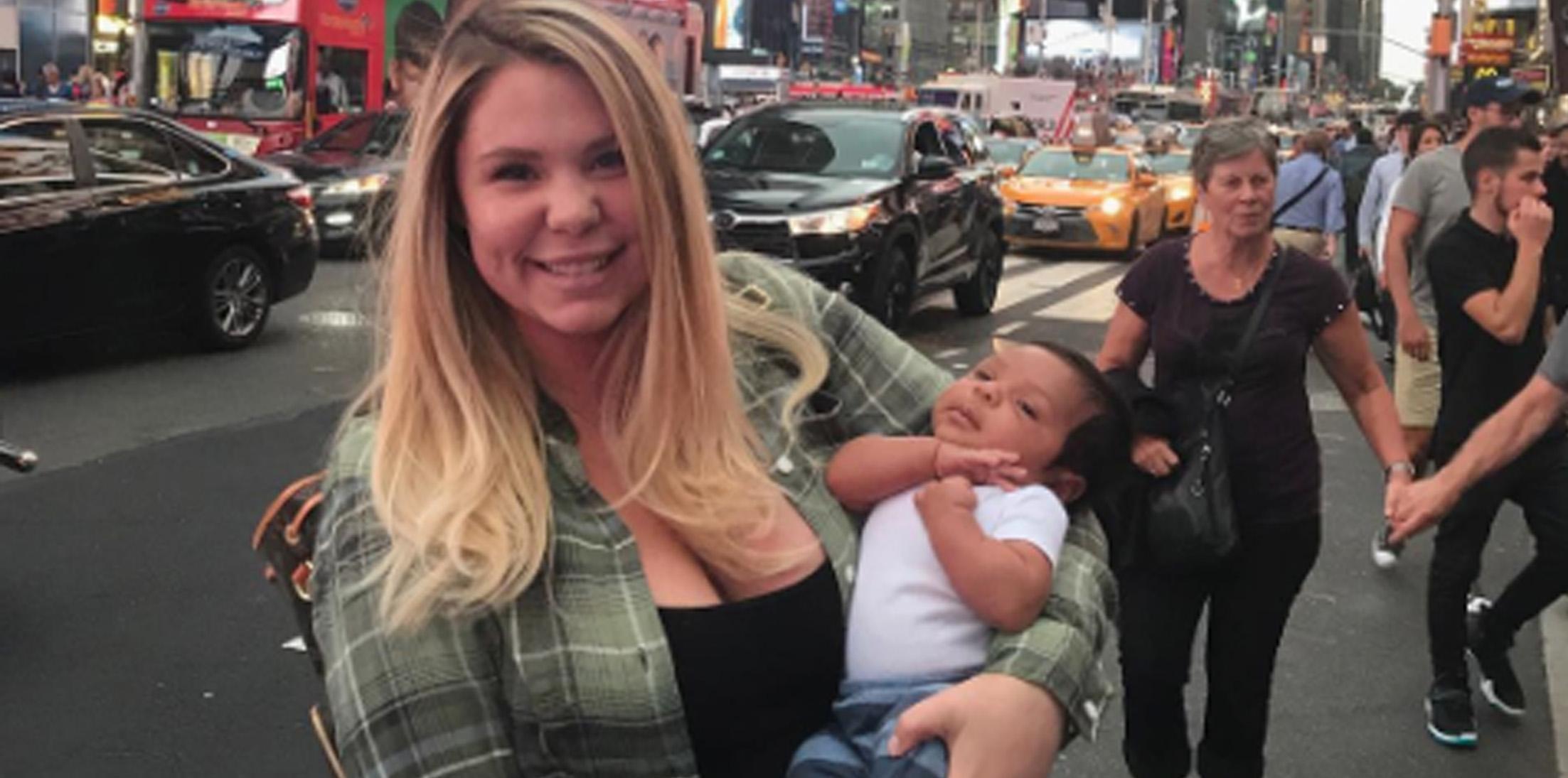Kailyn lowry instagram third baby lux russell photos h