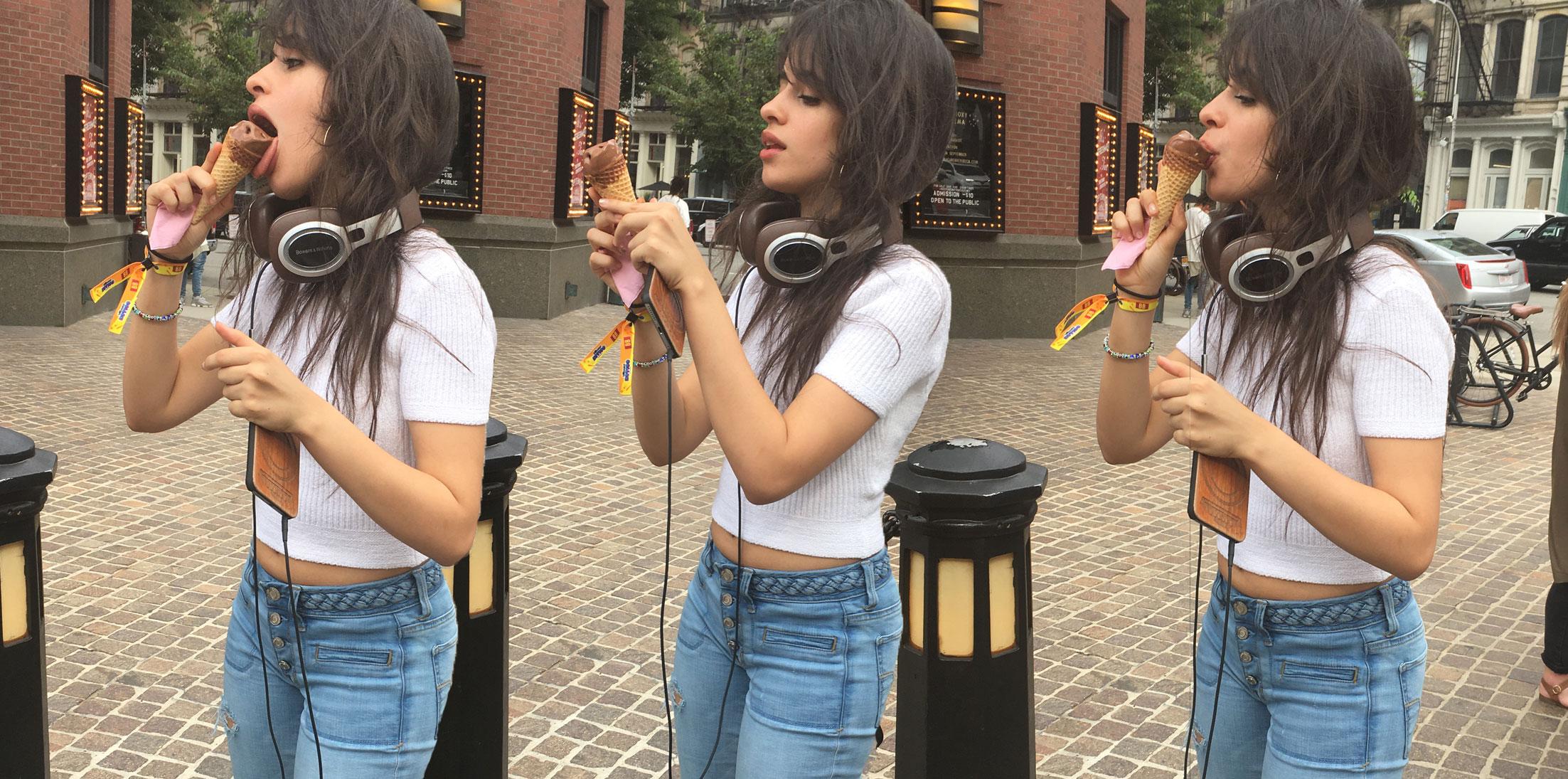 Camila Cabello Buys Fans Ice Cream In New York City