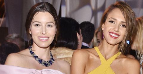 Jessica alba jessica biel adorable throwback photo ok pp