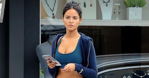 *EXCLUSIVE* Eiza Gonzalez works up a sweat at Pilates Class
