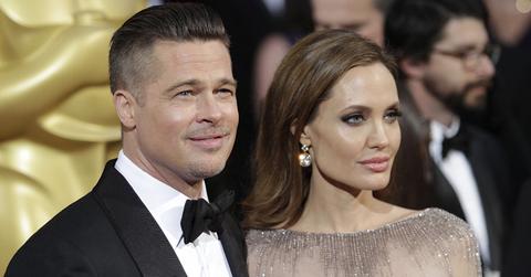 Brad Pitt and Angelina Jolie at the 2014 Oscars