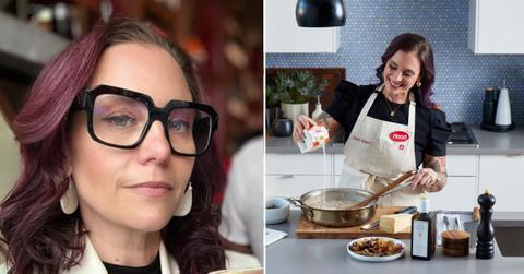 Composite photo of Karen Akunowicz.