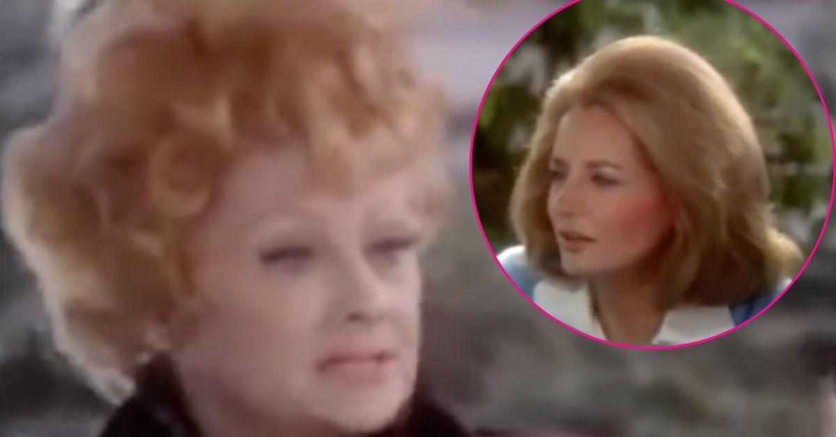 image of Lucille Ball discussed her marriage with Barbara Walters in 1977.