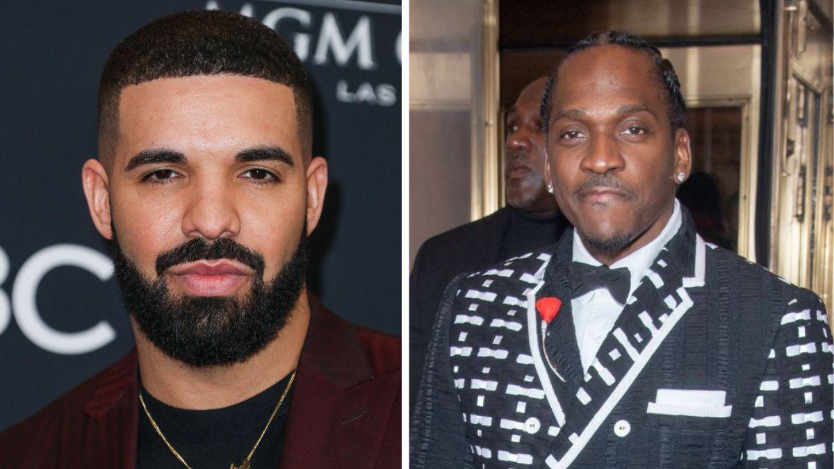 image of Pusha T exposed Drake's love child in 2018.