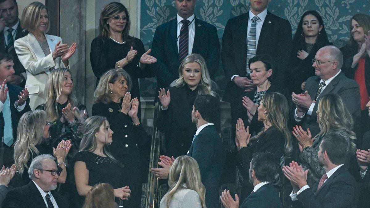 Photo of Erika Kirk at the SOTU