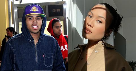 chris brown shares first photo of month old daughter pp