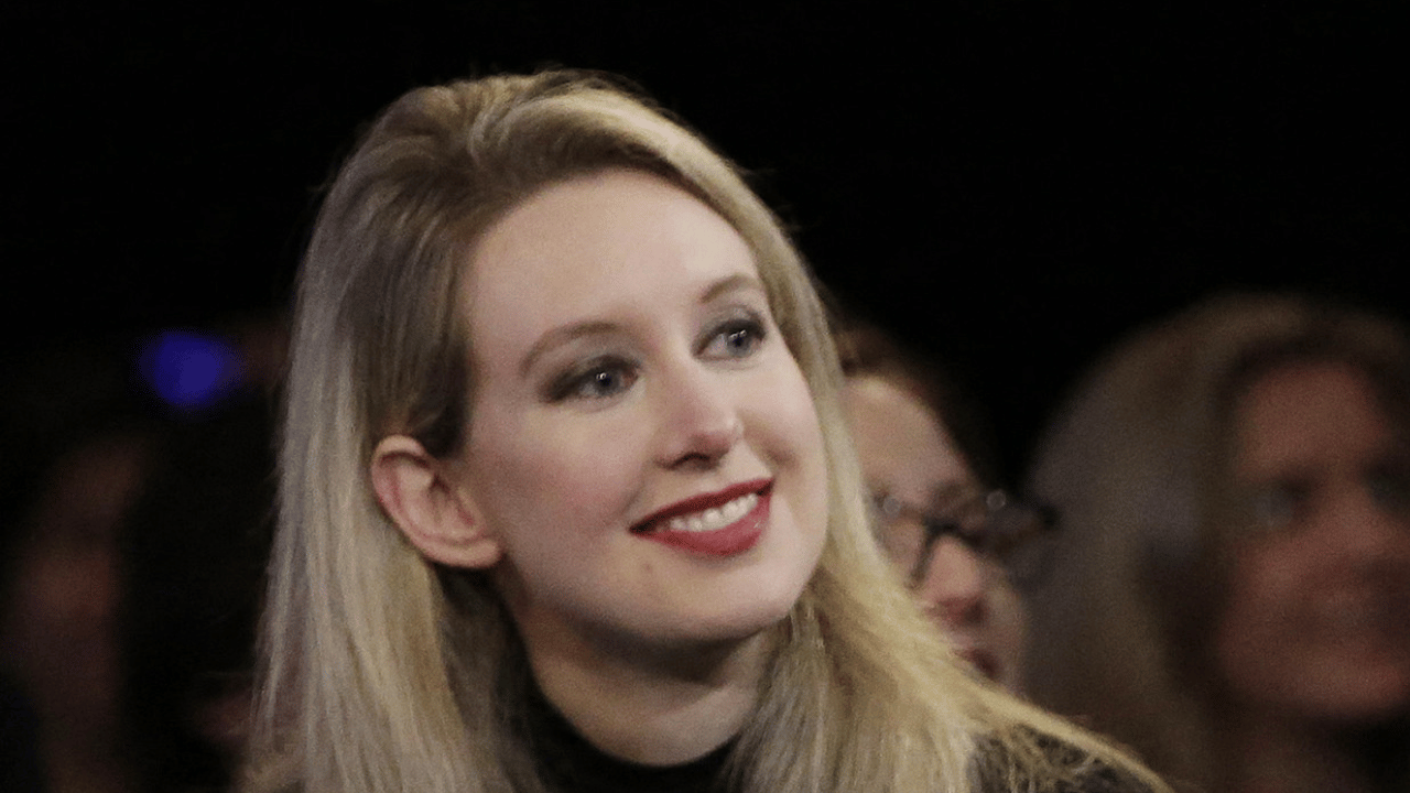 Image of Elizabeth Holmes founded Theranos at 19 and was later convicted of defrauding investors.