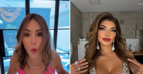 Composite photo of Kelly Dodd and Teresa Giudice