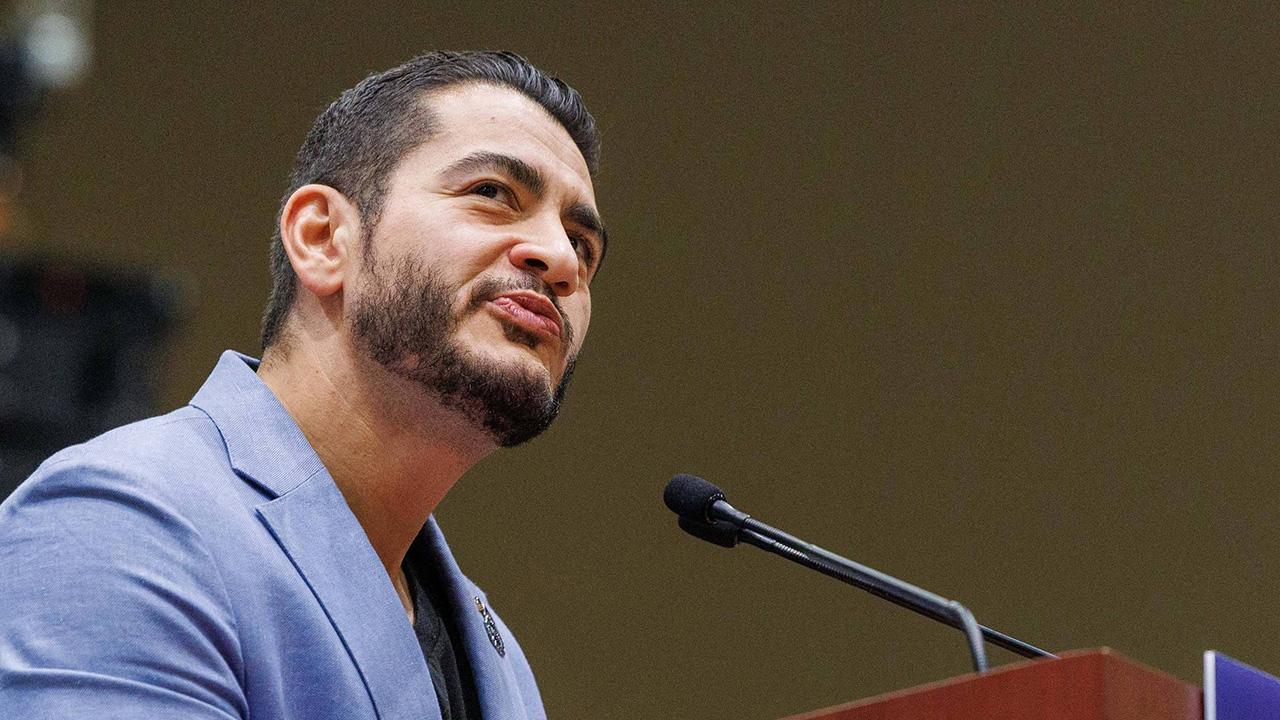 Image of Donald Trump baselessly labeled El-Sayed a 'jihadist.'