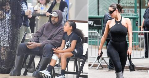 north west shocks kanyes controversial music drawing bianca censoris behind