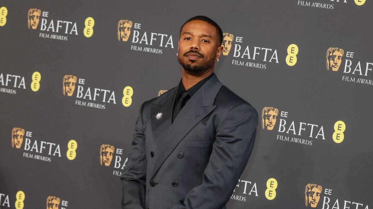 Image of Michael B. Jordan was presenting an award when the outburst occurred.