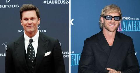 image of Logan Paul and tom Brady